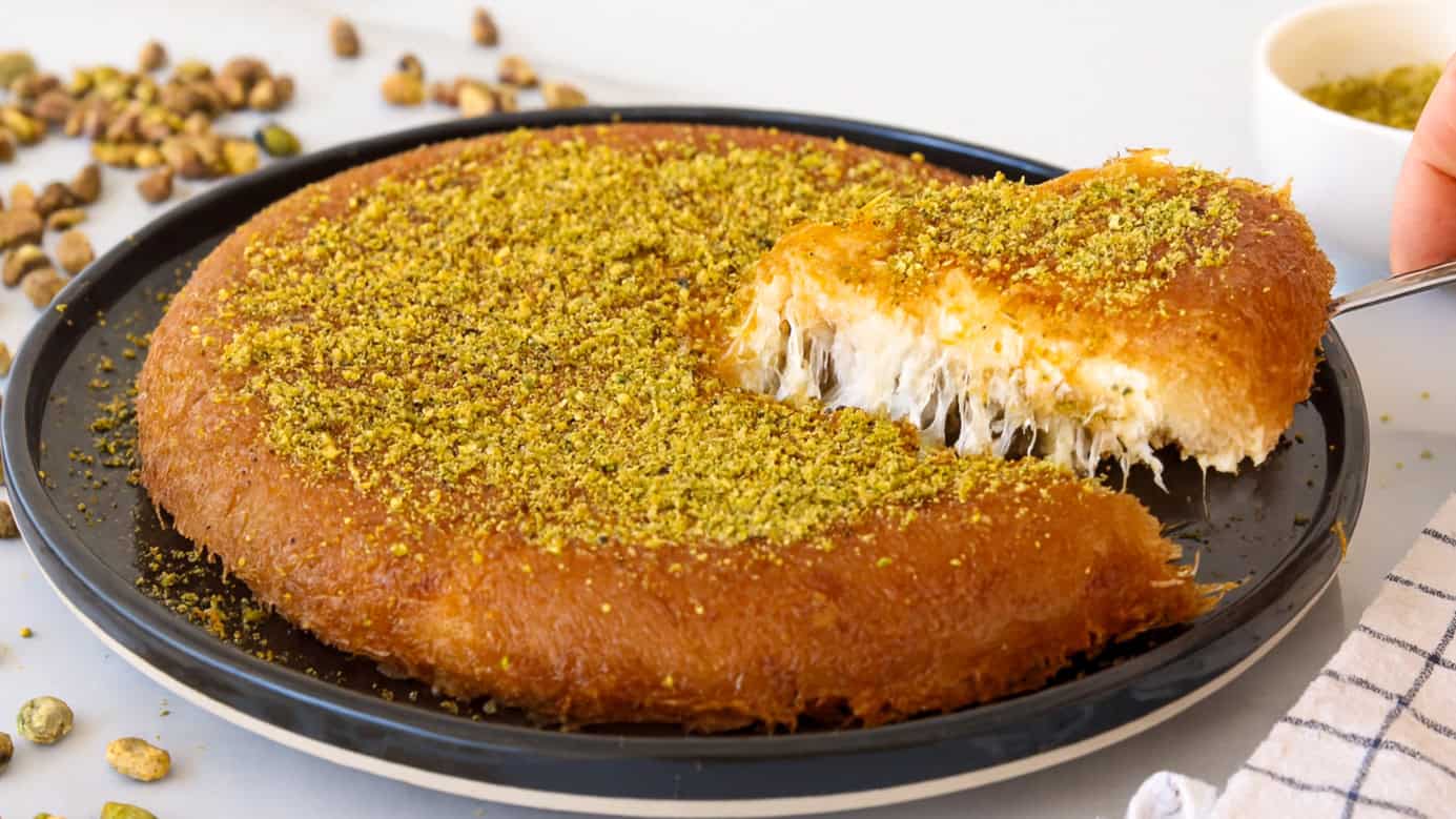 Kunafa With Lotus